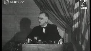 President Roosevelts speech against dictators 1941 [upl. by Fonville]