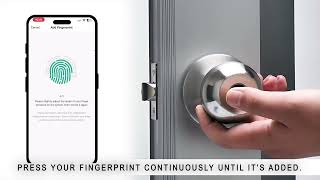 Plantex Smart Door Knob lock Setup Guide smartdoorlock doorlock digitallock [upl. by Hadeehsar]