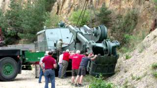 Seilbagger in Dossenheim abladen 2 [upl. by Leizo]