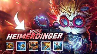 GUIDE HEIMERDINGER  BUILD RUNES amp COMBOS Ft PowerSmite  Master OTP [upl. by Adnimra]