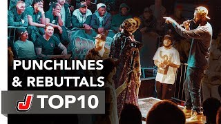 Top 10 Punchlines amp Rebuttals  Spin The Mic 2017 [upl. by Yeslek]