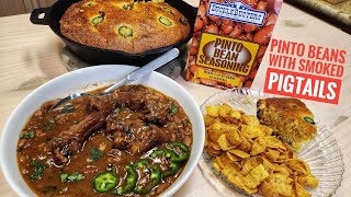 Smoked Pigtails and Pinto Beans recipe  Comfort foods [upl. by Stryker292]