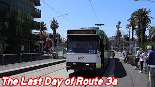 Melbourne Trams The Last Day of Route 3a [upl. by Haduj]