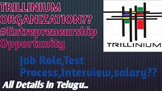 Job Opportunity enterpreneur Trillinium FGI [upl. by Oizirbaf]