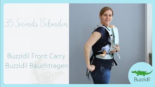 35 Sekunden um dein Baby zu tragen  35 Seconds for Front Carry  Buzzidil Carrier [upl. by Kulda]