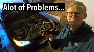 BMW E60 525d Water Pump BrokeFixing it [upl. by Efren]