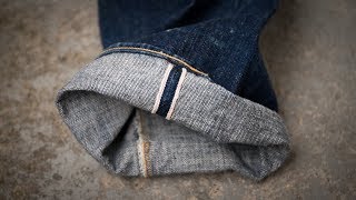 How To CUFF your RAW SELVEDGE DENIM JEANS [upl. by Carlisle81]