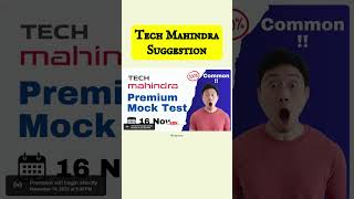 Suggestion  Tech Mahindra Mock Test [upl. by Enailil185]