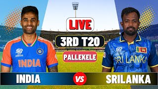 Live India vs Sri Lanka 3rd T20  IND vs SL Live Cricket match Today [upl. by Florie376]