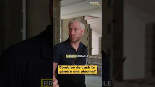 Combien de cash te génère une piscine  pool entrepreneur business sports cash [upl. by Tamah]