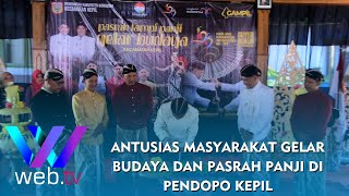 Warta Daerah  Antusias Masyarakat Gelar Budaya dan Pasrah Panji di Pendopo Kepil [upl. by Ellary]