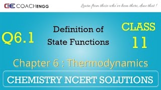 Thermodynamics Q61 Chapter 6 Class 11 CHEMISTRY NCERT Solutions [upl. by Isma788]