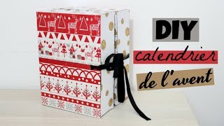 DIY calendrier de lavent en carton [upl. by Sekoorb912]