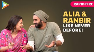 Ranbir Kapoor amp Alia Bhatt compete to win the Rapid Fire  Ayan Mukerji  Brahmastra [upl. by Winola]