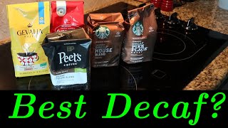 Comparing Grocery Store Decaf Coffees  What is Good [upl. by Irreg631]