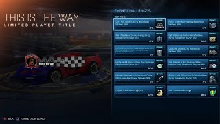 Rocket League Season 13 Mandalorian Mayhem Event Overview [upl. by Erdnua]