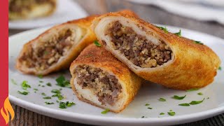 İÇLİ KÖFTE BÖREĞİ 💯 Kapış Kapış Giden Efsane Börek 🤩 [upl. by Edwin]