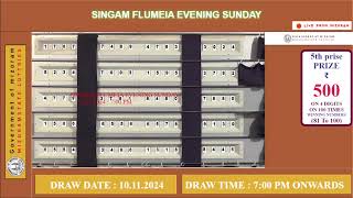 🔴LOTTERY LIVE SINGAM 0700 PM 10112024 MANIPUR STATE LOTTERY BTC LIVE [upl. by Trudy]