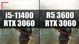 i511400RTX 3060 vs Ryzen 5 3600RTX 3060 — Test in 10 Games 1080p 1440p 4K [upl. by Ymmak]