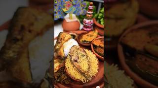 Ilish Thali Part 2 shorts food cooking vegnonvegrecipe streetfoodcooking recipe indianfood [upl. by Houser]