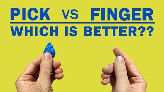 Strumming Guitar Pick vs Finger  Which is Better [upl. by Berard579]