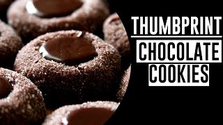 Thumbprint cookies recipe  Thumbprint chocolate cookies recipe [upl. by Trudi]