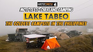 Mototesto Overland Camping  Lake Tabeo  Coldest Campsite in the Philippines  TLBPHvlog43 [upl. by Gipps]