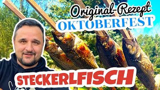 STECKERLFISCH GRILLEN  DAS GEHEIMREZEPT vom OKTOBERFEST —Klaus grillt [upl. by Maon]