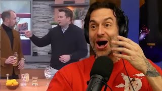 Chris DElia Reacts to Mocktail Manhandling [upl. by Grobe]