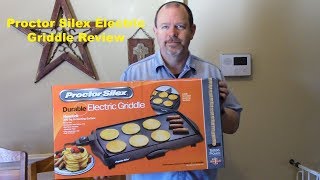 PROCTOR SILEX ELECTRIC GRIDDLE REVIEW [upl. by Ttreve831]