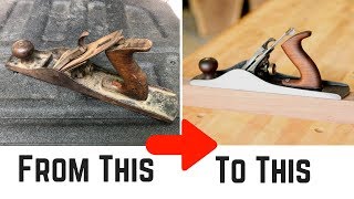 Hand Plane Restoration  How To [upl. by Perlie]