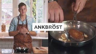 Välstekt med Scanpan  Ankbröst [upl. by Akinorev]