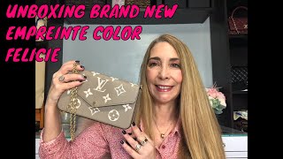 UNBOXING LOUIS VUITTON NEW RELEASE  LV POCHETTE FELICIE UNBOXING [upl. by Cherish]