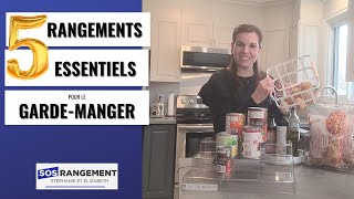 5 rangements pour le gardemanger  PANTRY ORGANIZATION [upl. by Fruma]