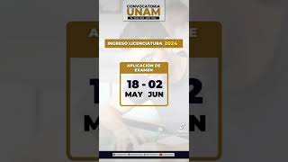 📣 Fechas Oficiales Calendario de Ingreso a Licenciatura UNAM Enero 2024 📣 [upl. by Akienaj]