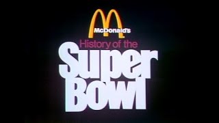 McDonalds  quotHistory of the Super Bowl  Volumes 1 amp 2quot Commercials 1977 [upl. by Kramer]