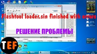 Flashtool loadersin finished with errors FIXED [upl. by Lezlie]