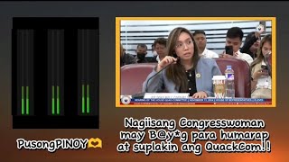 Cong Cardema ang nagiisang Congresswoman na matapang na humarap sa QuadCom Para kay Duterte [upl. by Nahpos]