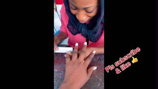 Latest update on process video of gel polish nails 💅2024watch and learn how to fix amp polish nails [upl. by Nauqan]