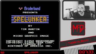 NES 192  Spelunker  Mission Destroy [upl. by Reivazx894]