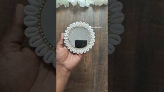 Cowrie shells se bnaye mirror diy ytshorts youtubeshorts youtubepartner craft viralshort [upl. by Sunda]