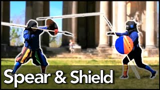 Spear amp Shield Fighting  Why the Overhand Grip is Superior [upl. by Atteiram]