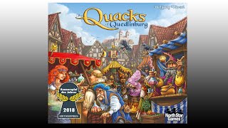 The Quacks of Quedlinburg Board Game Playthrough  Panik Games Showcase [upl. by Otrebliw20]