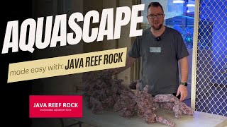 I Made A Peninsula Style Aquascape With Java Reef Rock [upl. by Koralie954]