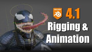 NEWS Blender 41 Rigging  Animation  Rigify [upl. by Refotsirhc]