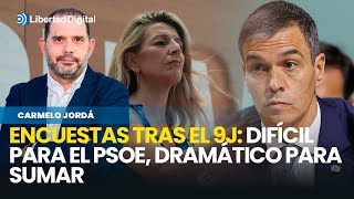 Encuestas tras el 9J difícil para el PSOE dramático para Sumar [upl. by Bilac]