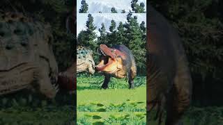 🦖Accurate TREX vs INDOMINUS REX Epic Dinosaur Battle JWE2 jurassicworldevolution2 jurassicworld [upl. by Amaral]