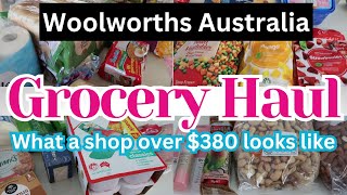 NEW WEEKLY GROCERY HAUL AUSTRALIA  WOOLWORTHS  HOMEMAKING WITH HAMPTON NOTE [upl. by Ynnav]