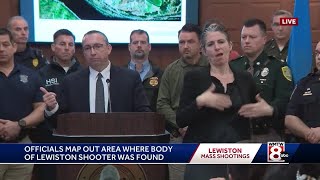 Authorities explain where Maine gunmans body was found [upl. by Elletsyrc]