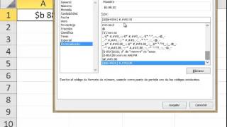 Formato Bs en celda Excel 2010 [upl. by Healey]